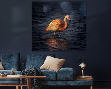 Flamingo-Reflexion von natascha verbij