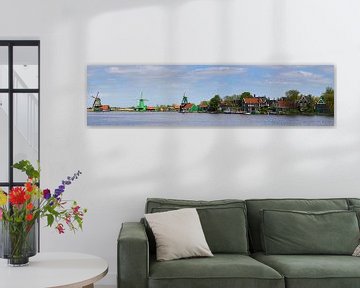 Panorama der Zaanse Schans, Niederlande von Henk Meijer Photography