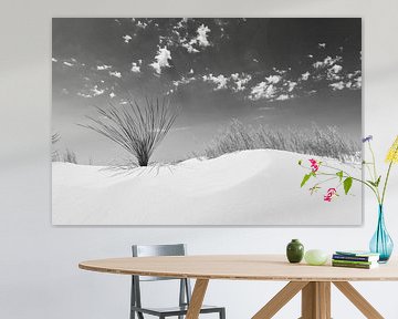 White Sands Impression | Monochrom von Melanie Viola