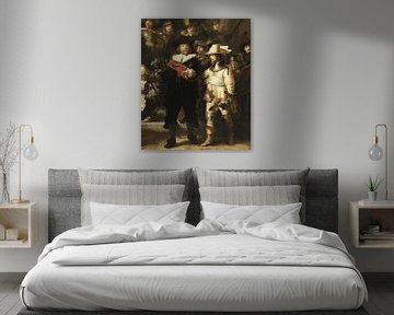 De Nachtwacht, Rembrandt van Rijn (uitsnede)