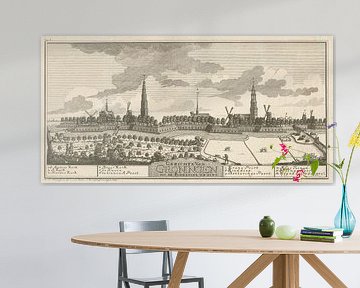 Panorama der Stadt Groningen (1743), Hendrik Hofsnider