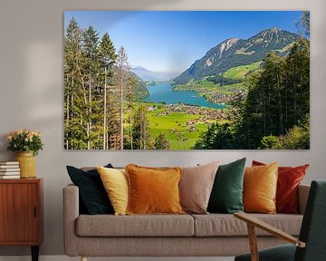 Viewpoint Chälrütirank towards Lungern by Henk Meijer Photography