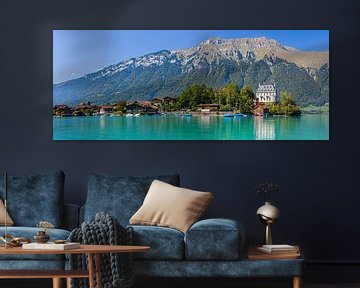 Panorama Iseltwald, Zwitserland van Henk Meijer Photography