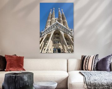 Die Passionsfassade der Sagrada Familia von Berthold Werner