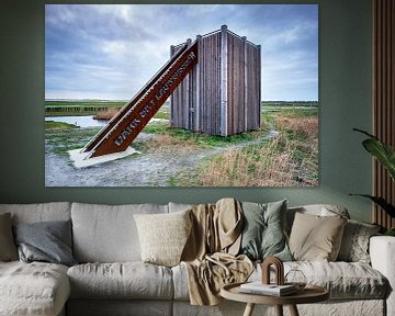 Uitkijktoren Dark Sky Lauwersmeer van Evert Jan Luchies