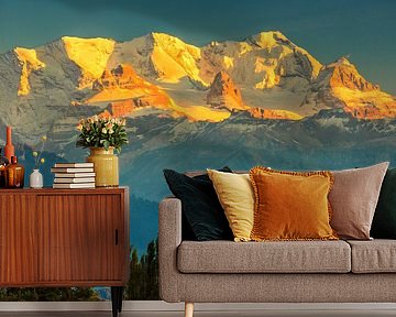 Sunset Alps, Switzerland by Henk Meijer Photography