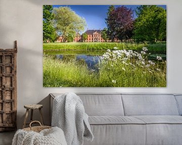 flower meadow in the park of Bothmer Castle in Klütz by Christian Müringer