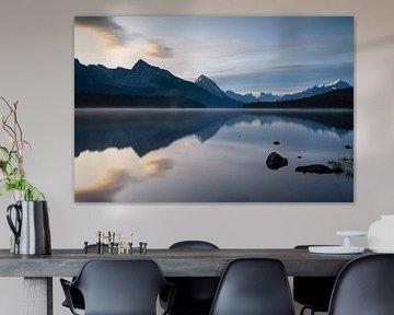 Maligne Lake, Jasper National Park, Alberta, Canada van Alexander Ludwig