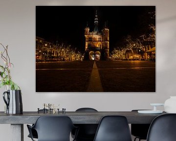 City centre of Deventer at night by Bart cocquart