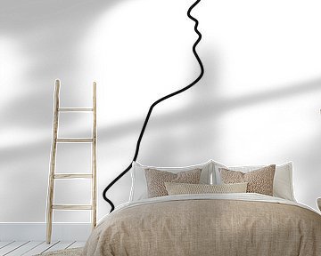 Two faces, white by Kemona art