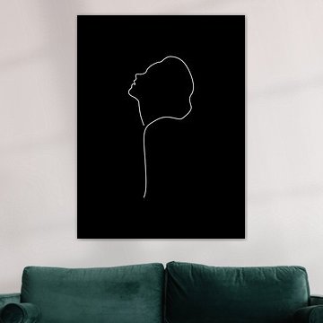 Woman, black by Kemona art