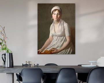 Portret van een jonge vrouw, Jacques-Louis David