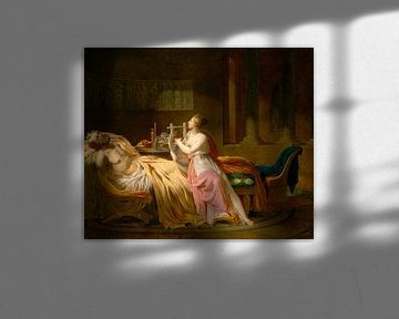 Kalliope trauert um Homer, Jacques-Louis David