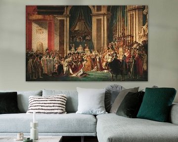 De kroning van Napoleon en de kroning van Josephine, Jacques-Louis David