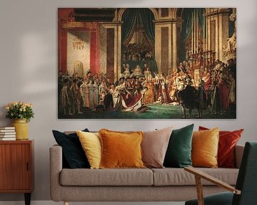 De kroning van Napoleon en de kroning van Josephine, Jacques-Louis David