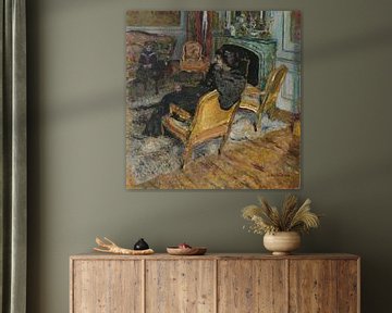 De vergulde stoel, Madame Georges Feydeau en haar zoon, Édouard Vuillard