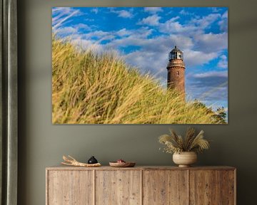 Lighthouse at Darßer Ort on the Baltic Sea coast by Werner Dieterich