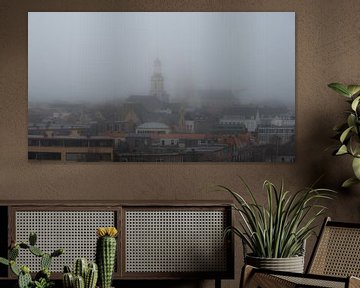 Breda - Große Kirche im Nebel von I Love Breda