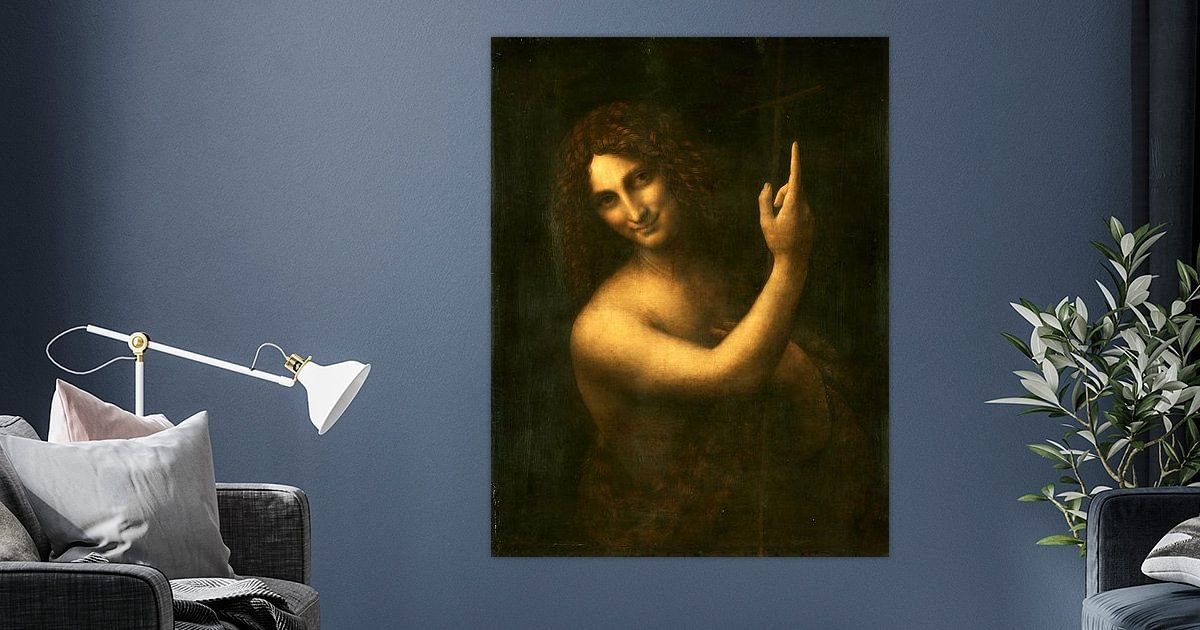 KUSTOM ART Wandposter Vitruvianischer Mann Von Da Vinci – 40x30 Cm Kunstdruck Auf Beschichtetem Papier | Ohne Rahmen