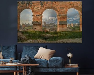 Une vue à travers trois arches du troisième étage du Colisée, Christoffer Wilhelm Eckersberg