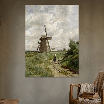 Windmolen bij Ahrenshoop, Carl Malchin