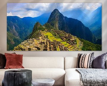 Panorama Machu Picchu, Peru von Henk Meijer Photography