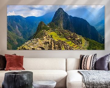 Panorama Machu Picchu, Peru