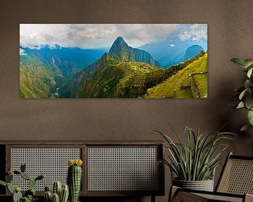 Panorama Machu Picchu, Peru by Henk Meijer Photography
