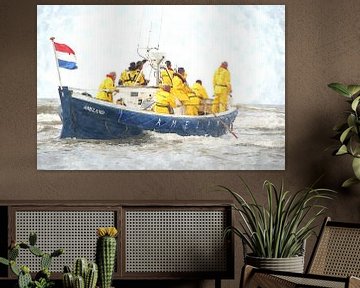 Historische Reddingsboot Ameland "Abraham Fock" von Shutter Dreams