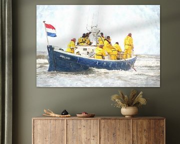 Historische Reddingsboot Ameland "Abraham Fock" von Shutter Dreams