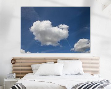 Wolken am Himmel von Peter Haastrecht, van