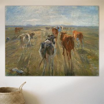 Lange Schatten. Rinder auf der Insel Saltholm, Theodor Philipsen