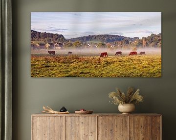 Kühe im Nebel von Rob Boon