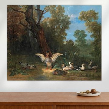 Ducks Resting in Sunshine, Jean-Baptiste Oudry