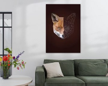 Fox in progress by Nynke Altenburg