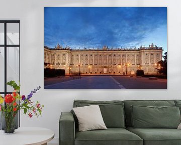 Königlicher Palast, Palast, Palacio Real,  Plaza de Oriente,  Madrid, Spanien, Europa