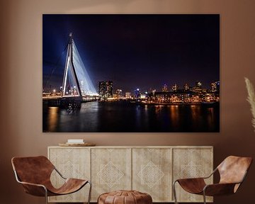 Rotterdam by night van Michelle van den Boom