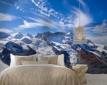 Breithorn, Gornergletscher, Gornergrat, Aussicht, Zermatt, Wallis,Schweiz von Torsten Krüger