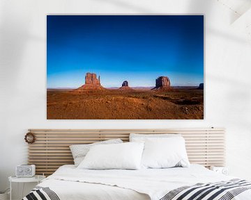 Utah, USA. Monument Valley van Theo van Woerden