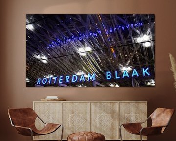Rotterdam Blaak in de nacht van Erik Groen