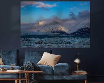 Landschap IJsland, Jökulsárlón en Diamant Beach van Gert Hilbink