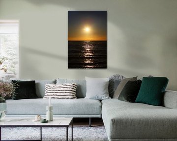 Sonnenuntergang am Meer von Frank Herrmann