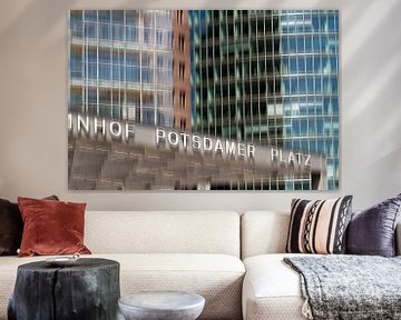 BERLIN Potsdamer Platz glass facade - potsdamer platz by Bernd Hoyen