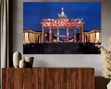The Brandenburg Gate in a special light