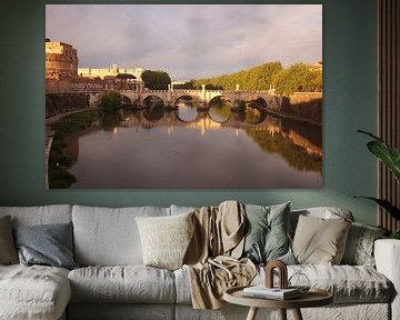 Rome, the Ponte Sant'Angelo by Wendy Hilberath