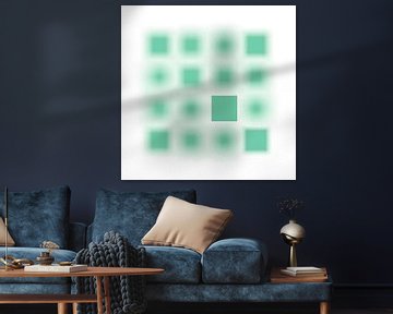 Série ciblée de carrés à la menthe sur Jörg Hausmann