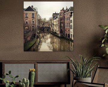Blick auf die Oudegracht in Utrecht vom Maartensbrug aus (Platz) von De Utrechtse Grachten