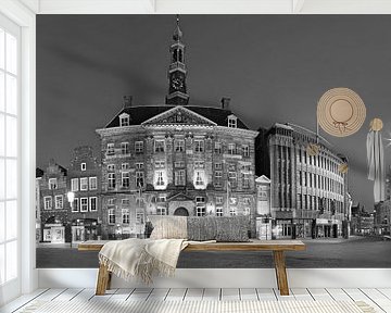The town hall on the Market Square of Den Bosch by Den Bosch aan de Muur