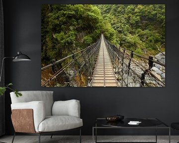 Bridge in Taroko Gorge National Park by Jolene van den Berg