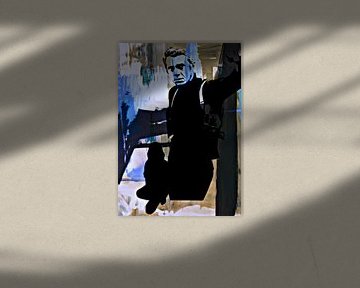 Motiv Steve McQueen - Blurred Abstrakt Game - is Bullitt von Felix von Altersheim